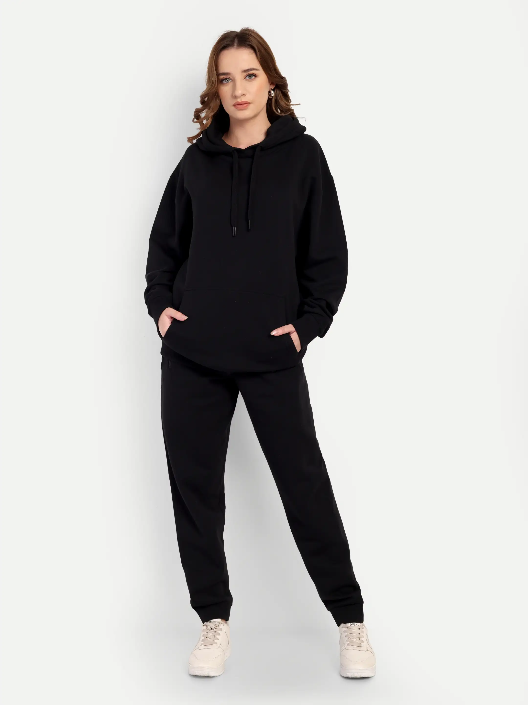 female model ecommerce photography Western Wear Hoodies
